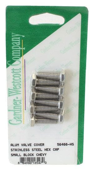 GARDENER Gardener S/S Hex Aluminium Valve Cover Bolt Set GW56466-HS SR