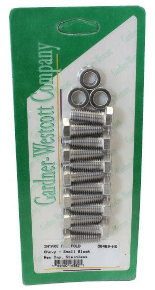GARDENER Gardener S/S Hex Intake Manifold Bolt Set GW56469-HS SR