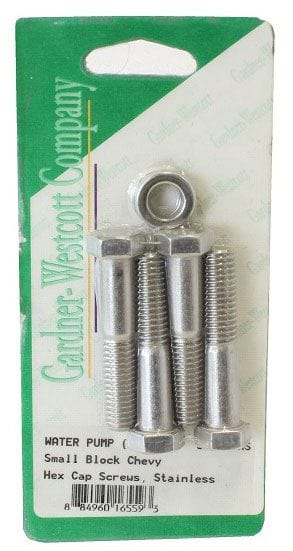 GARDENER Gardener S/S Hex Long Water pump Bolt Kit GW56467-HS SR
