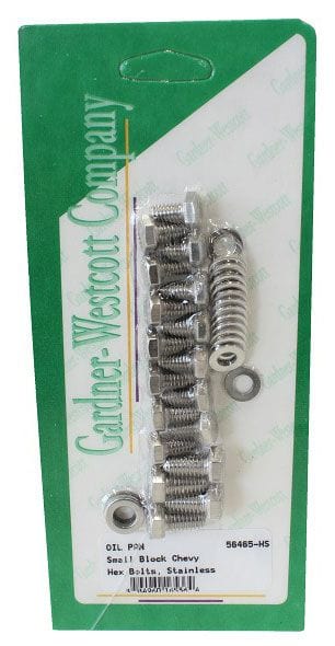 GARDENER Gardener S/S Hex Oil Pan Bolt Set GW56465-HS SR