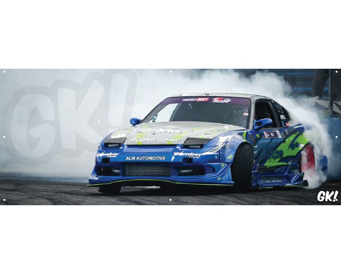 GKTECH CLEARANCE Dustin Miles garage banner SR