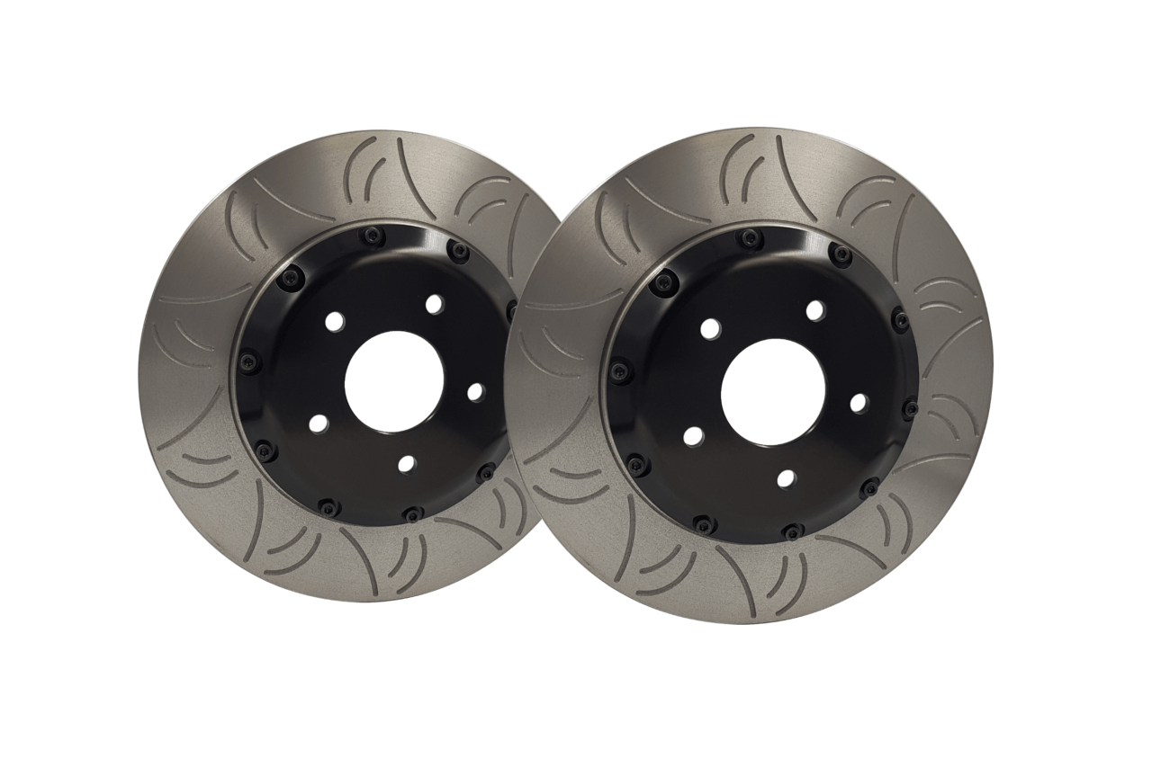 GKTECH HFM.Parts 324mm R33/R34 GTR 2 piece slotted rotors (SOLD AS A PAIR) SR