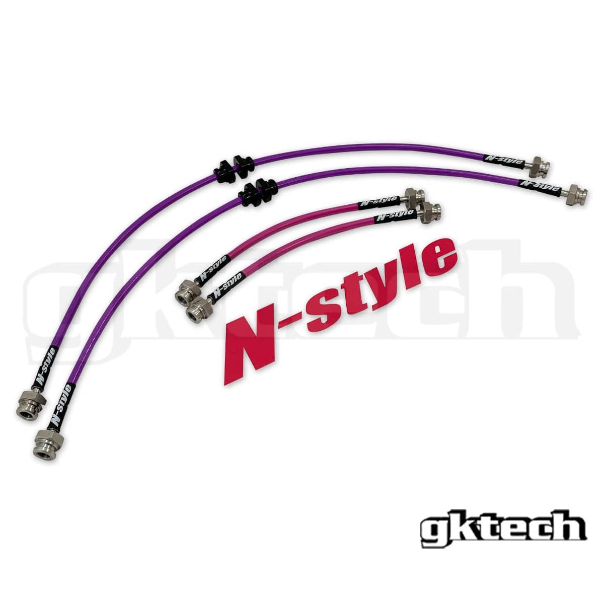 GKTECH N-Style Z32 300zx braided brake lines SR