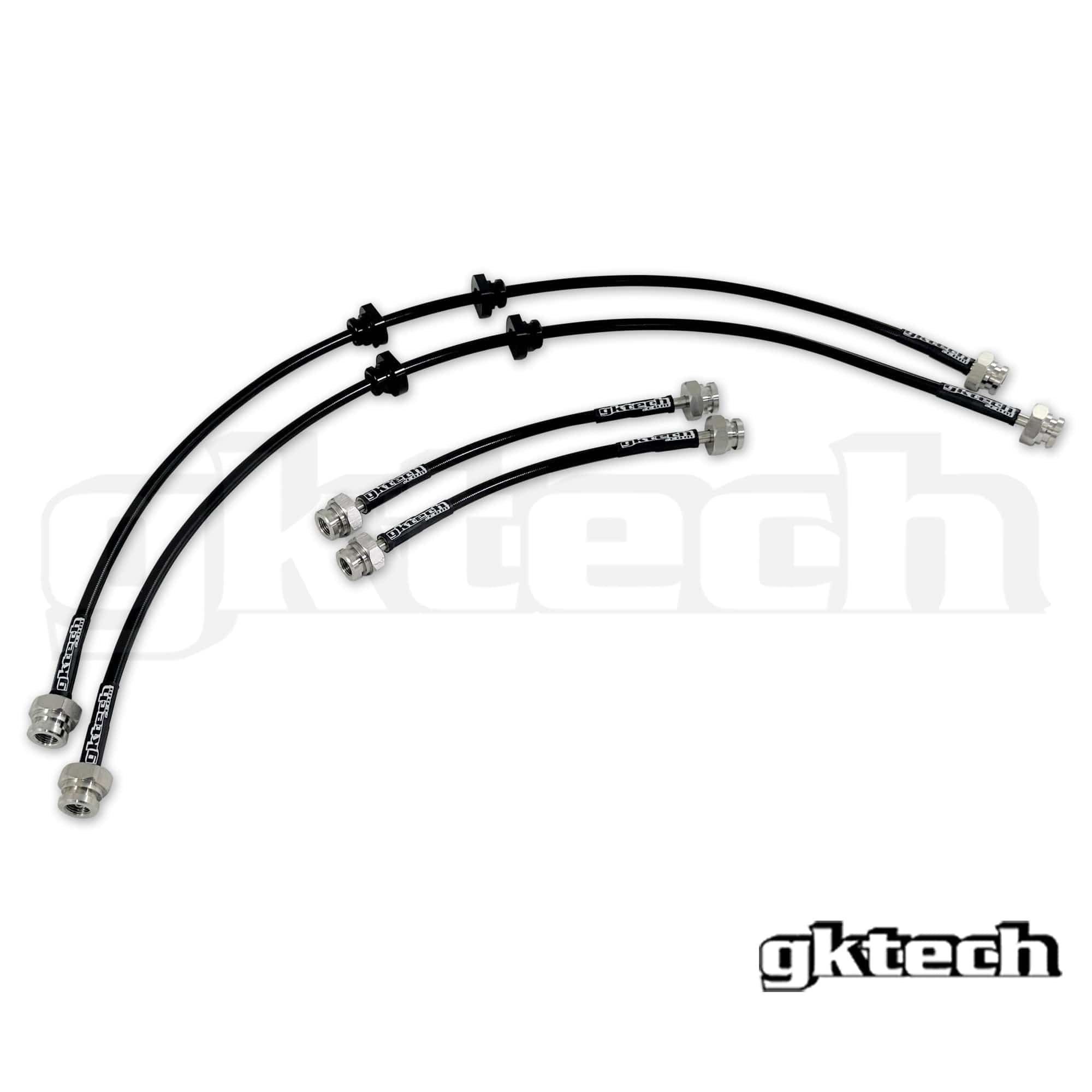 GKTECH OEM Replacement Front and Rear set Z32 300zx braided brake lines SR
