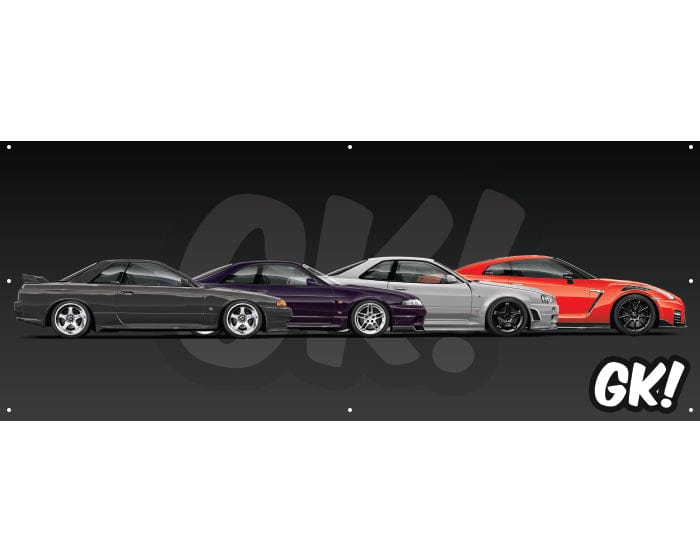GKTECH R-Chassis garage banner SR