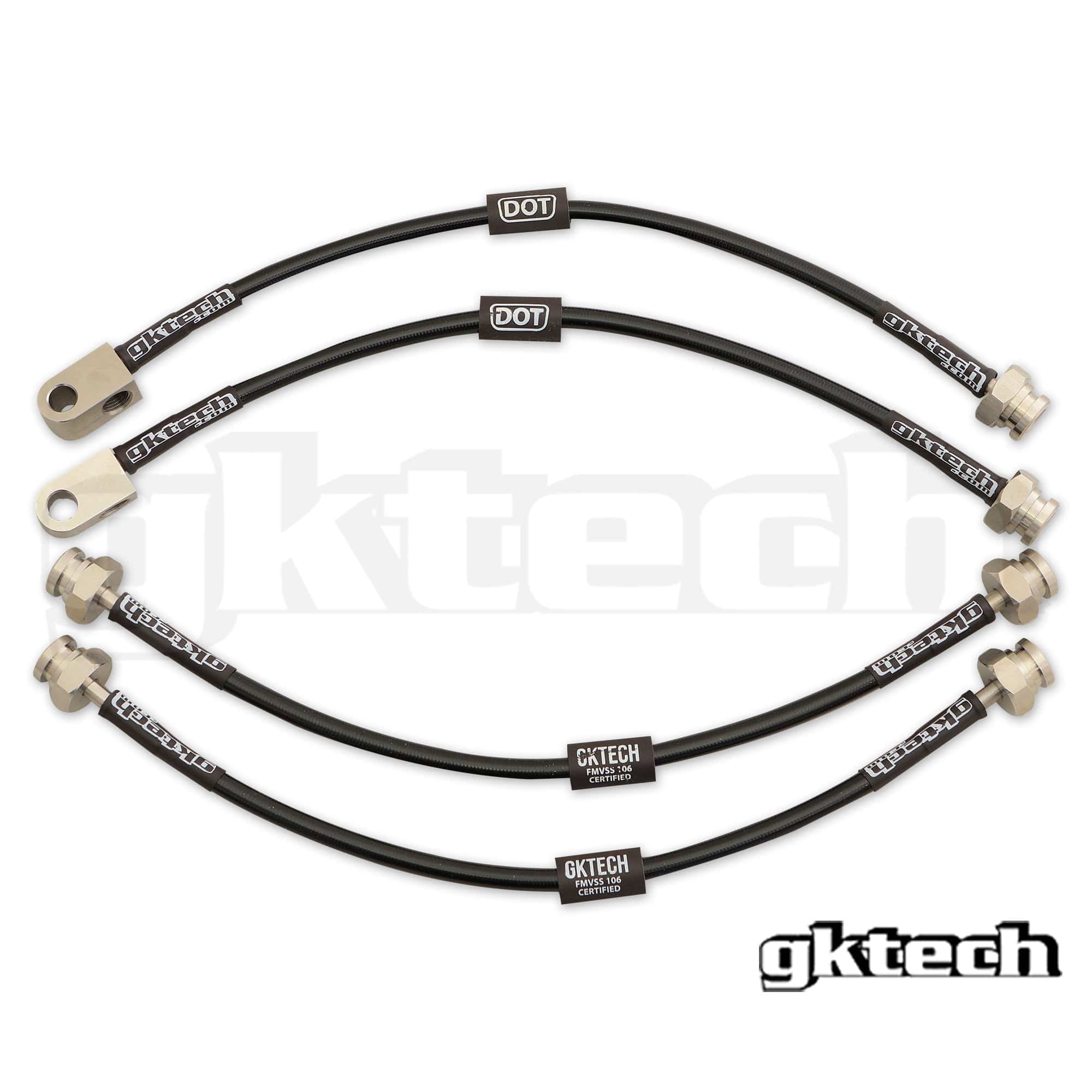 GKTECH RZ34 Z BRAIDED BRAKE LINE SET SR