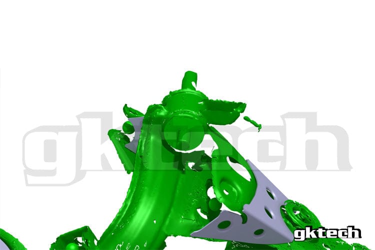 GKTECH V2 S14/S15 200sx/Silvia subframe weld in reinforcement plates SR