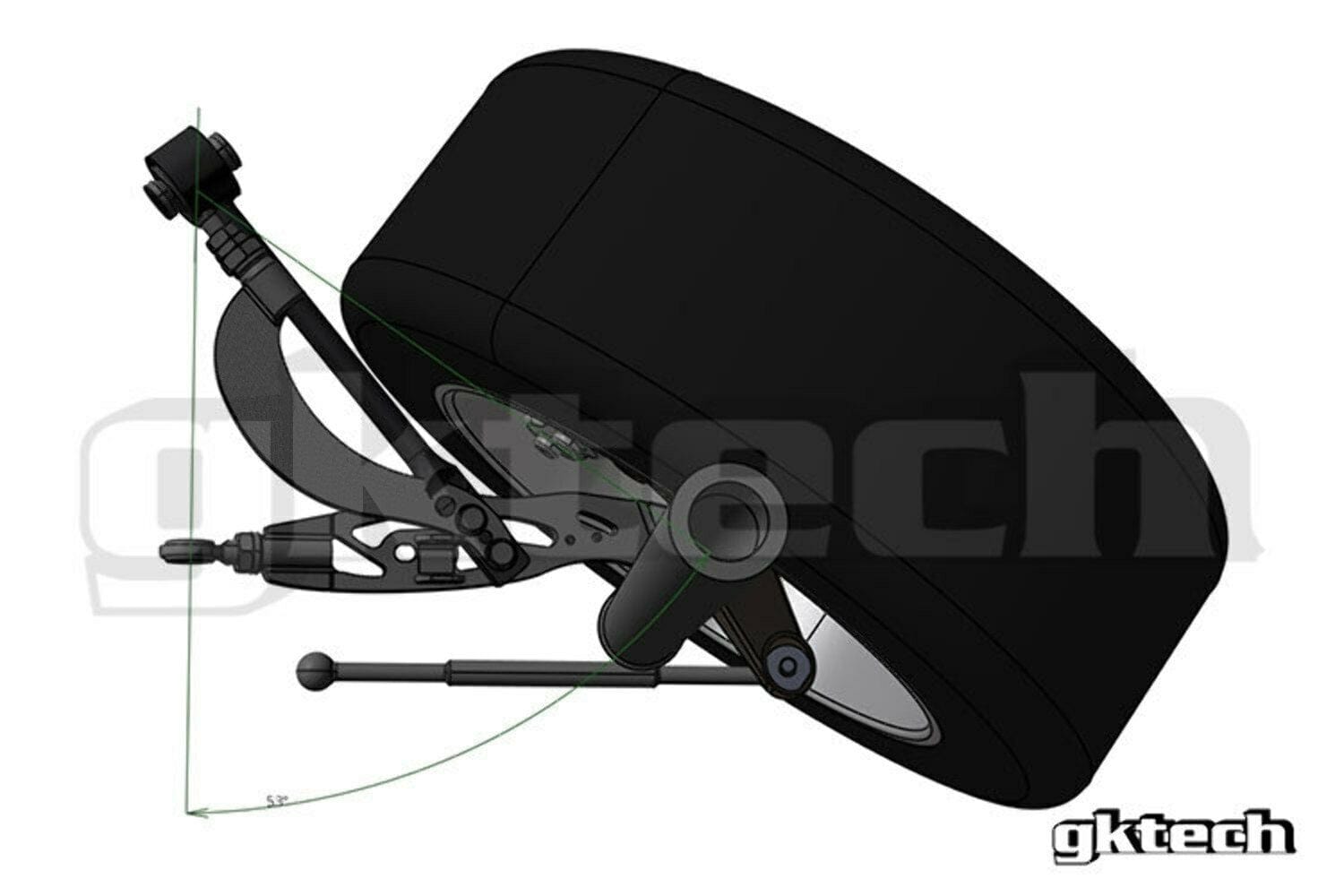 GKTECH V5 - S13/180sx/R32/A31/Z32 high clearance caster arms SR