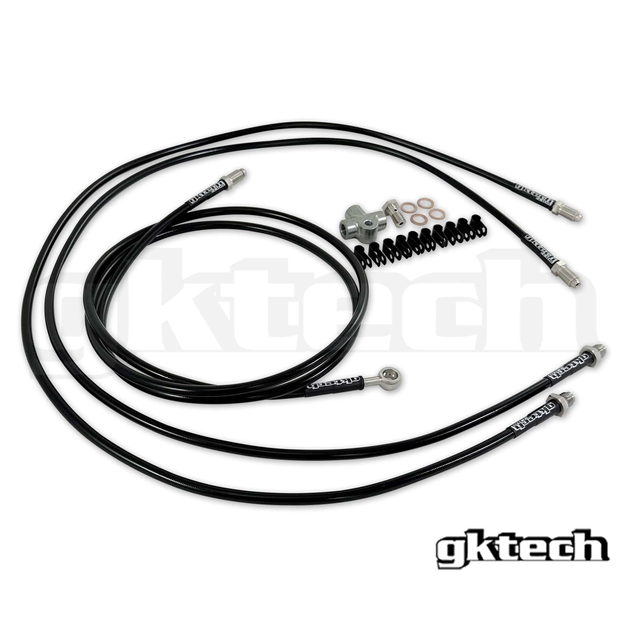 GKTECH Z33 350z/Z34 370z /V35/V36 stand alone SS braided hydraulic handbrake line kit SR