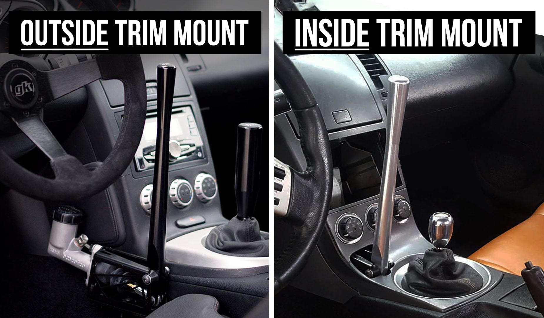 GKTECH Z34 370Z car specific handbrake (side mount) SR