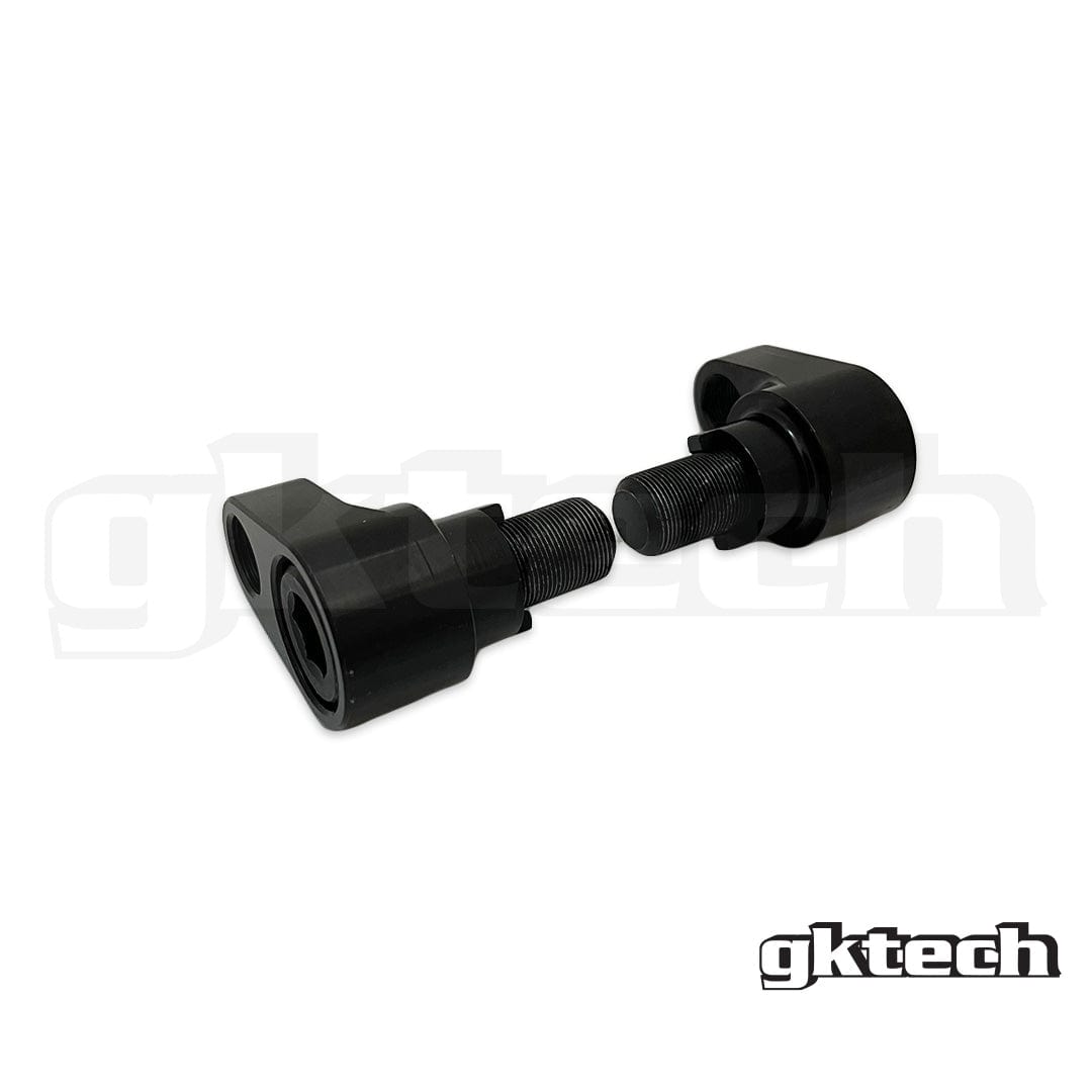 GKTECH Z34 370z high tensile offset steering rack conversion extenders SR