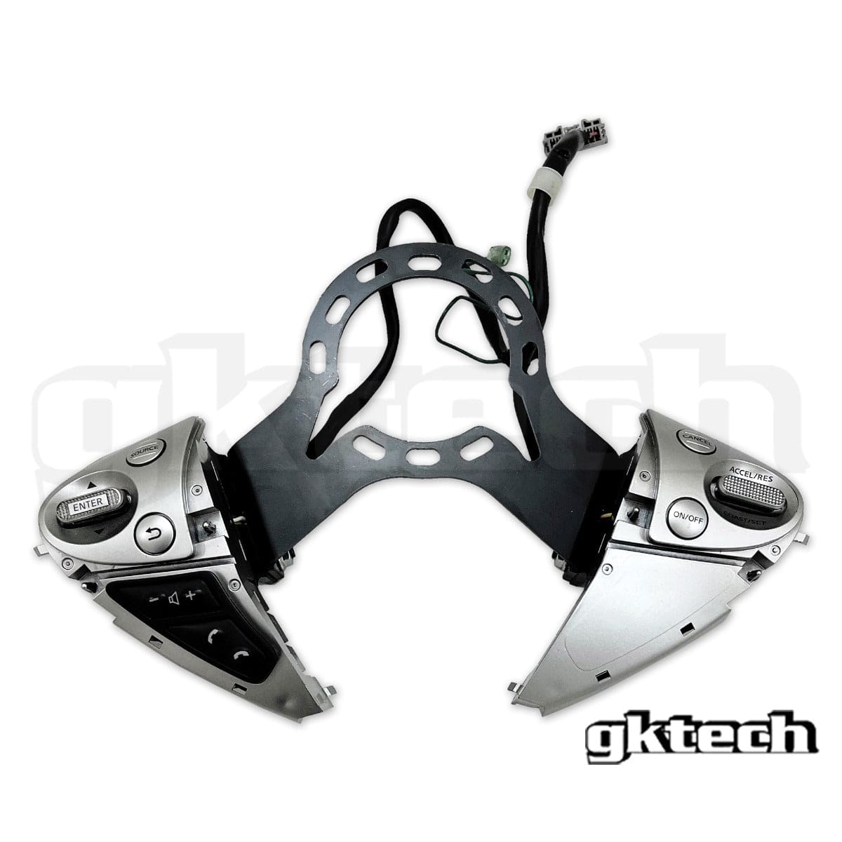 GKTECH Z34 370z steering wheel control relocation bracket SR