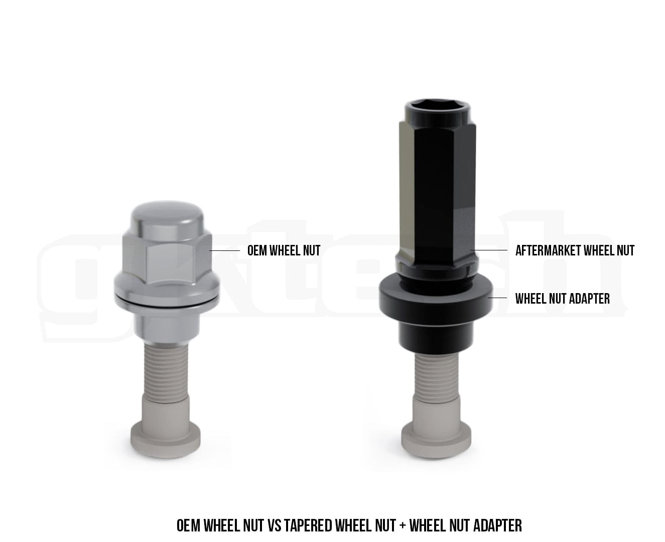 GKTECH Z34 370z wheel nut adapter (set of 20) SR