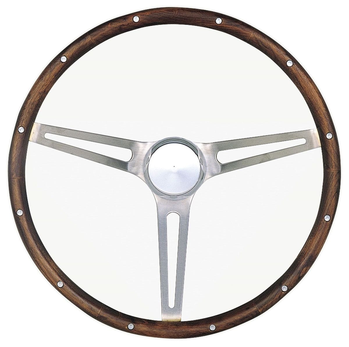 GRANT Grant 15" Classic Steering Wheel With Polished Horn Button GR967-0 SR