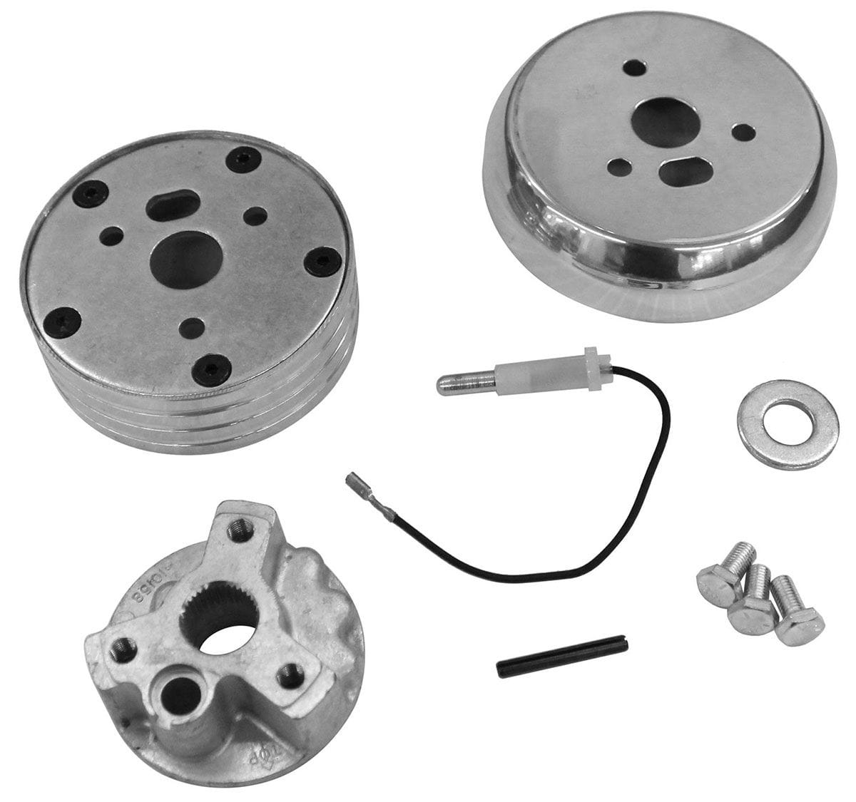 GRANT Grant Billet Polished Steering Wheel Installation Kit GR5162-1 SR