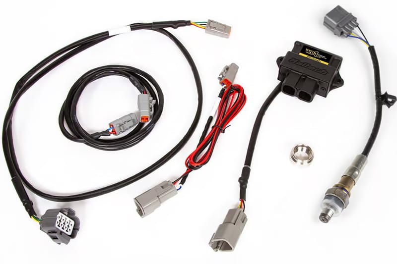 Haltech Air/Fuel Ratio Haltech WB1 NTK - Single Channel CAN O2 Wideband Controller Kit - NTK LZA09-E1 Laboratory Grade 6mA Sensor (HT-159979) SR