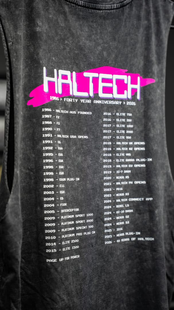 Haltech Apparel & Merchandise Haltech 40th Anniversary Tank (HT-330500) SR