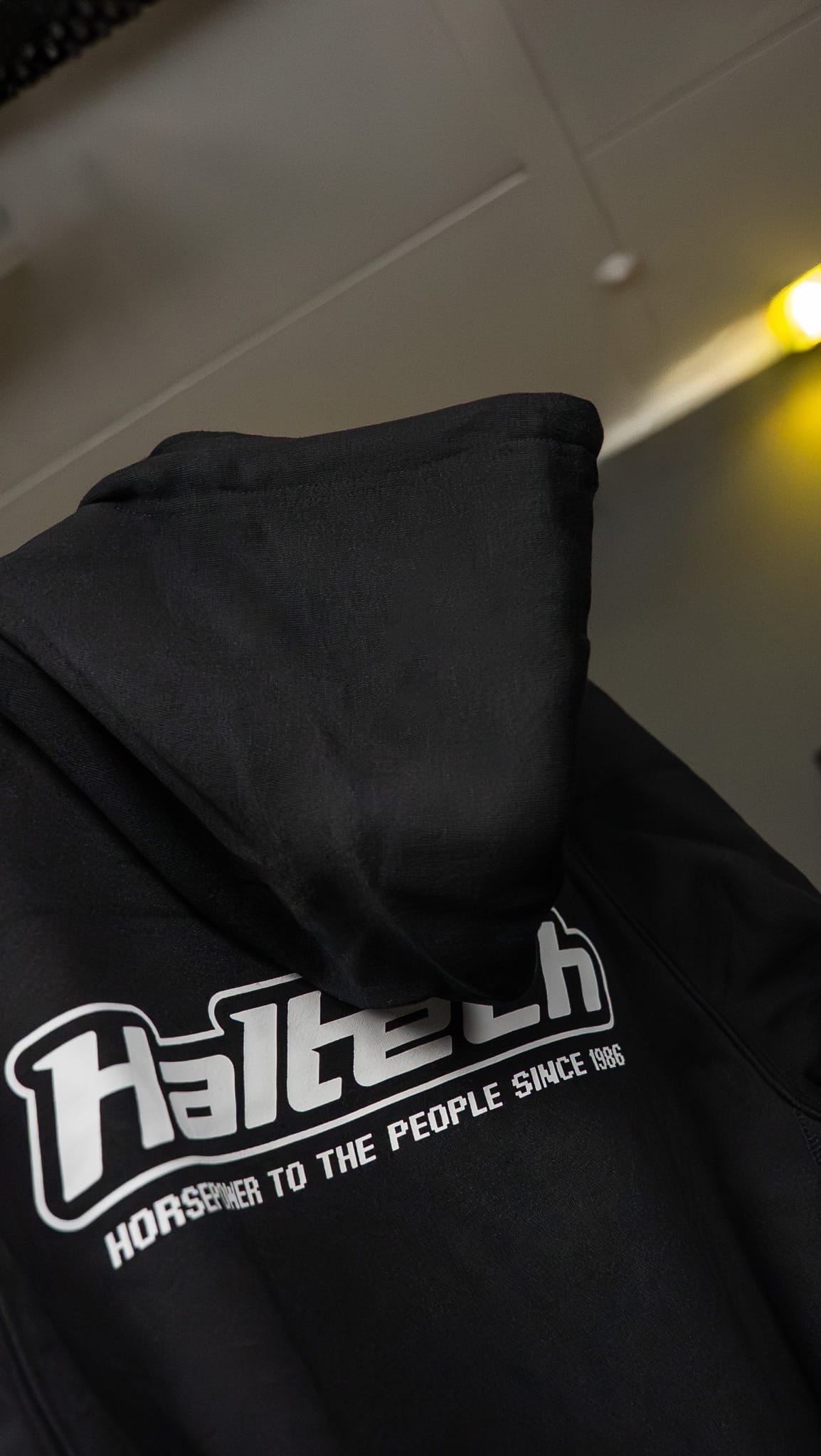 Haltech Apparel & Merchandise Haltech "Classic" Hoodie Black with White Logo (HT-330300WH) SR
