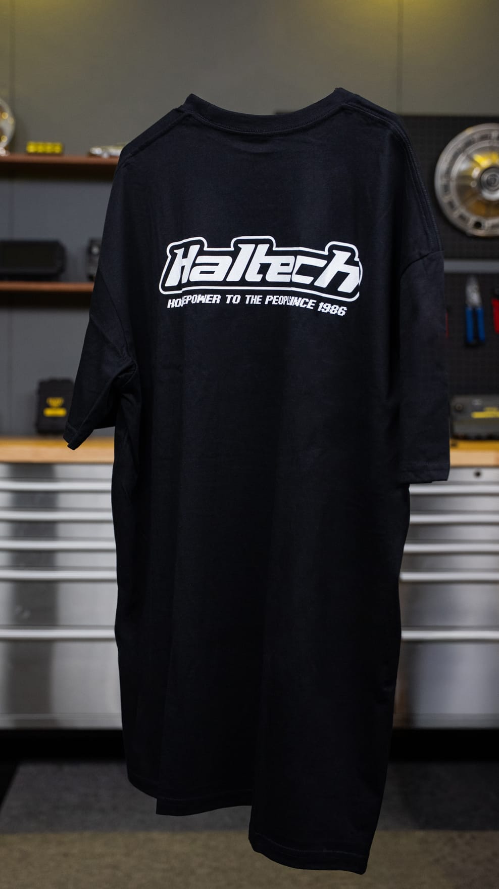 Haltech Apparel & Merchandise Haltech New Classic Tee - White Logo (HT-330000WH) SR