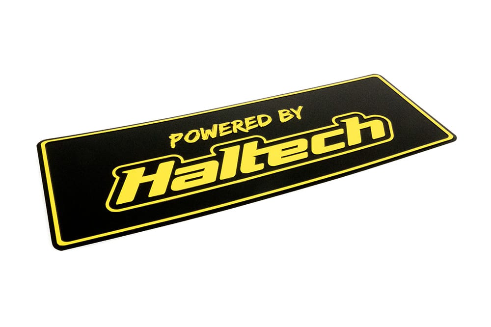 Haltech Apparel & Merchandise Haltech Powered By Haltech Vanity Plate (HT-300401) SR