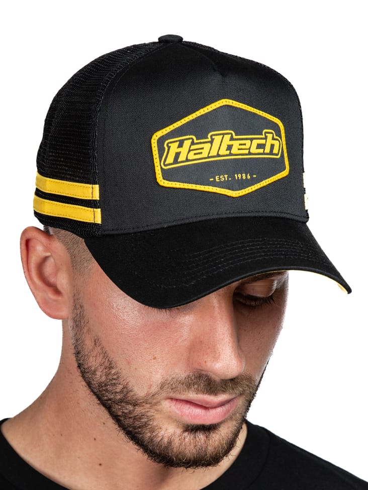 Haltech Apparel & Merchandise Haltech Snap Back Striped Trucker (HT-301004) SR