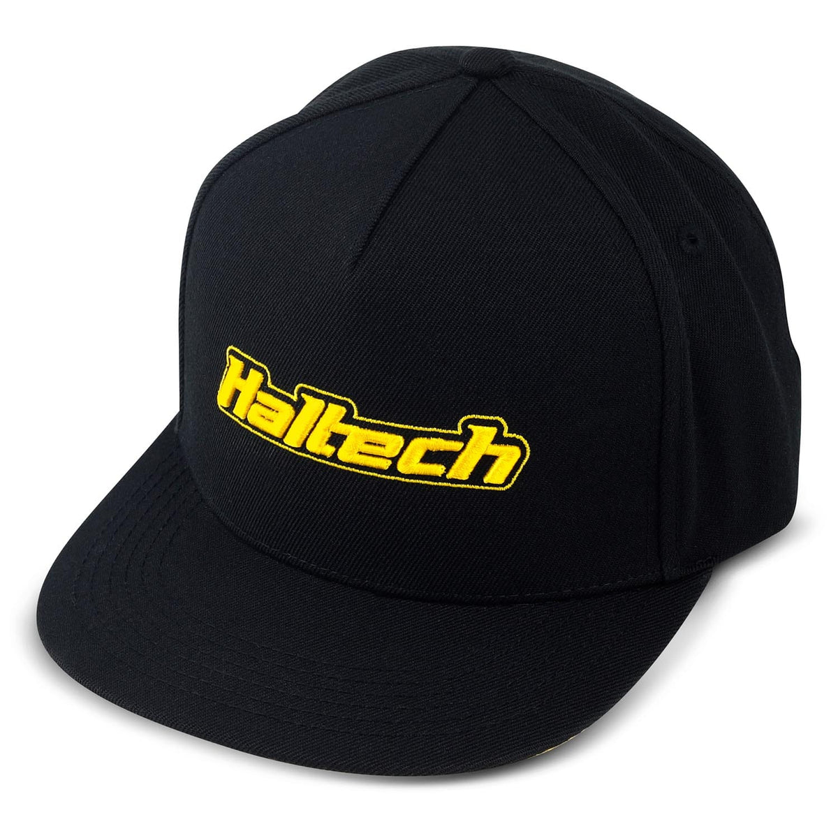 Haltech Apparel & Merchandise Haltech Snapback Cap Black with Yellow Logo Size: One size fits all Haltech Snapback Cap Black with Yellow Logo (HT-301001) SR