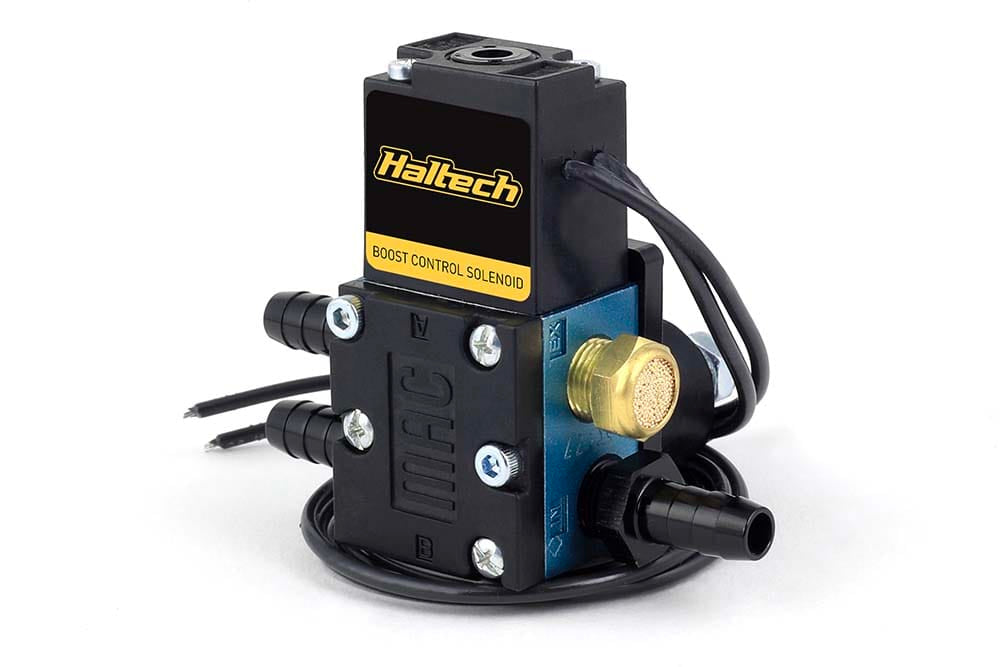 Haltech Boost Controllers Boost Control Solenoid 4 Port Thread: 1/8 NPT Haltech Boost Control Solenoid 4 Port (HT-020401) SR