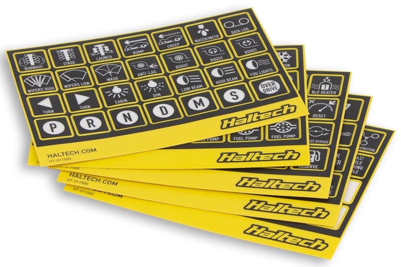 HALTECH CAN Keypad Label Set HALTECH CAN Keypad Label Set SR