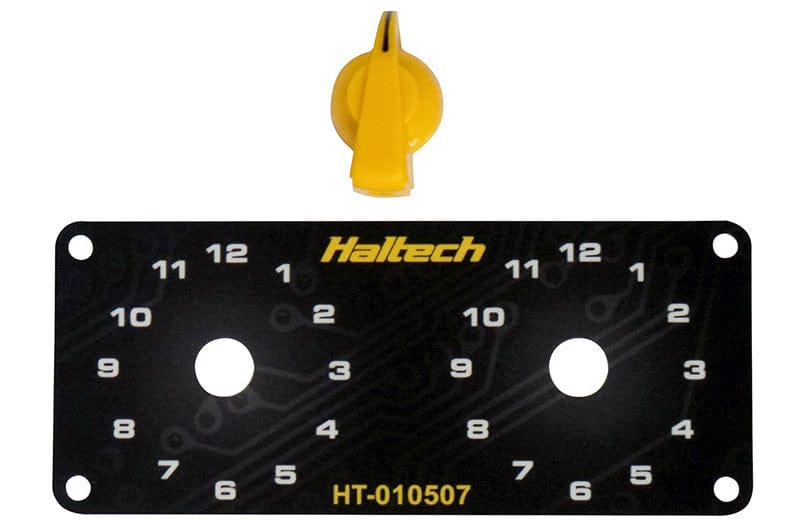 Haltech ECU Haltech Dual Switch Panel Only - includes Yellow knob HT-010507 SR