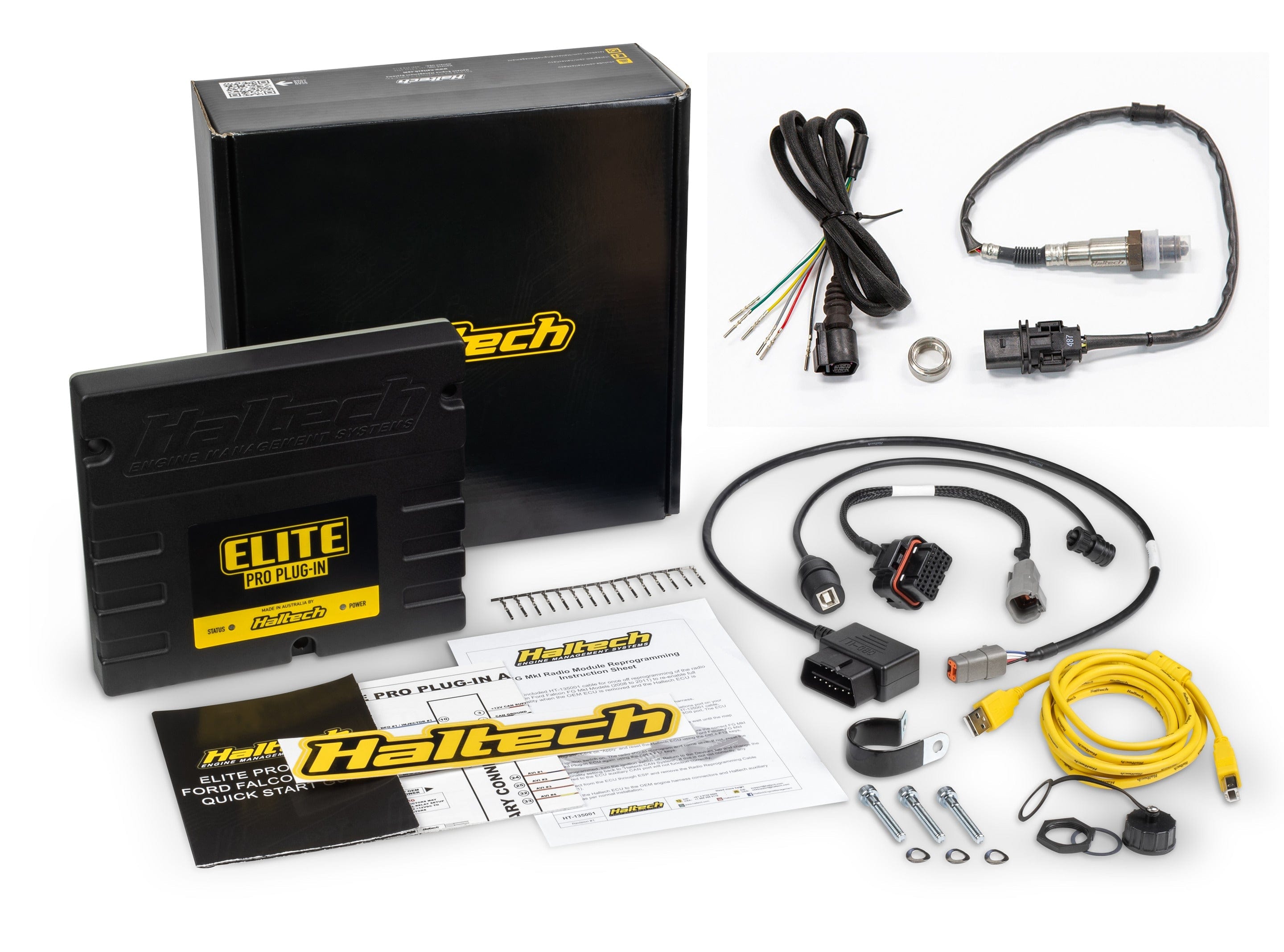 Haltech ECU Haltech Elite PRO Direct Plug-in Ford Falcon i6 "Barra" Wideband Kit HT-154006 SR