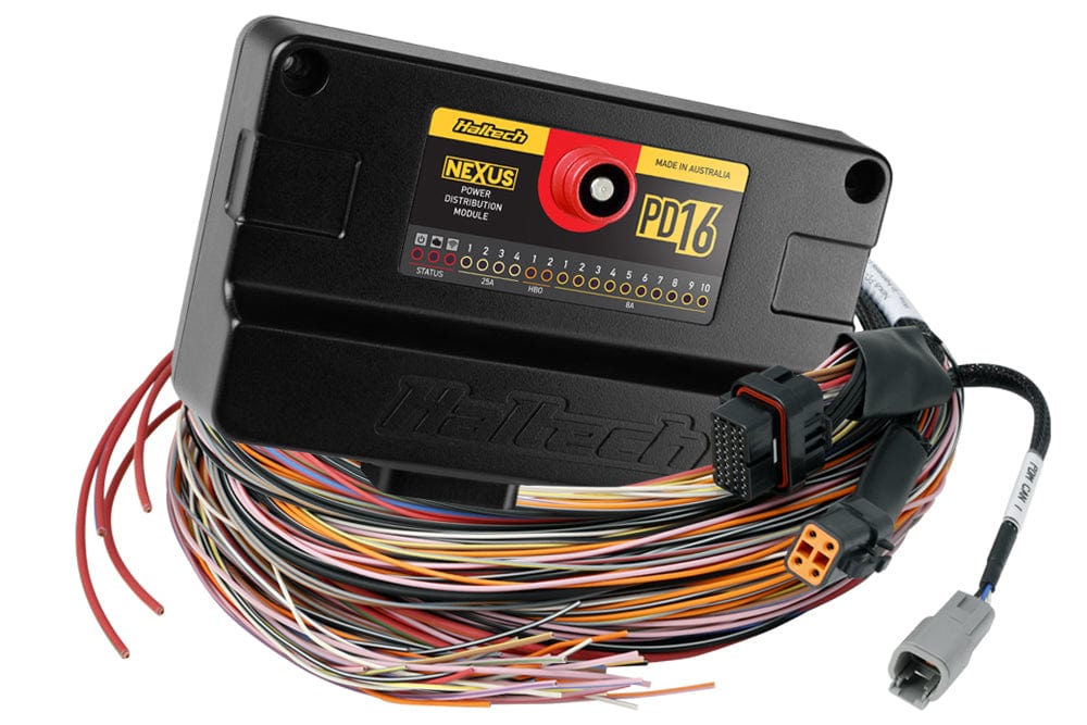 Haltech ECU Haltech PD16 PDM + Flying Lead Harness (5M) HT-198201 SR