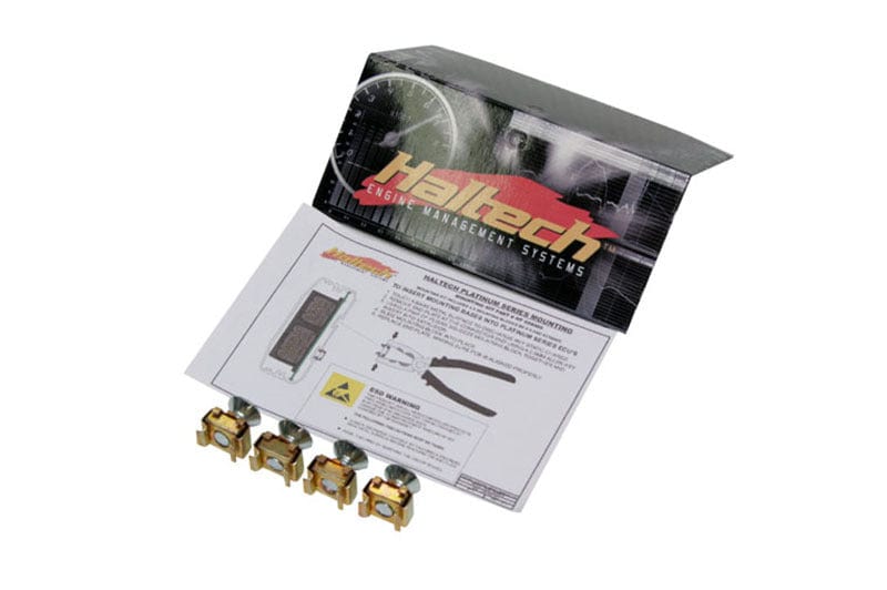 Haltech ECU Haltech Platinum ECU Rail-type mounts and screws - HT-039000 SR