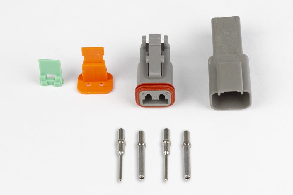 Haltech ECU Haltech Plug and Pins Only - Matching Set of Deutsch DT-2 Connectors - ( 13 Amp) HT-031112 SR