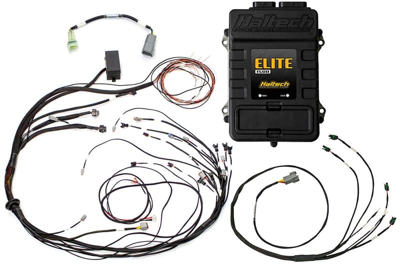 HALTECH Elite 1500 + Mazda 13B S4/5 CAS with IGN-1A Ignition Terminated Harness Kit Injector Connector: Bosch EV1 HALTECH Elite 1500 + Mazda 13B S4/5 CAS with IGN-1A Ignition Terminated Harness Kit Injector Connector: Bosch EV1 SR