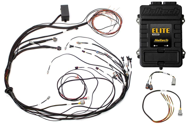 HALTECH Elite 1500 + Mazda 13B S6-8 CAS with Flying Lead Ignition Terminated Harness Kit Injector Connector: Bosch EV1 HALTECH Elite 1500 + Mazda 13B S6-8 CAS with Flying Lead Ignition Terminated Harness Kit Injector Connector: Bosch EV1 SR
