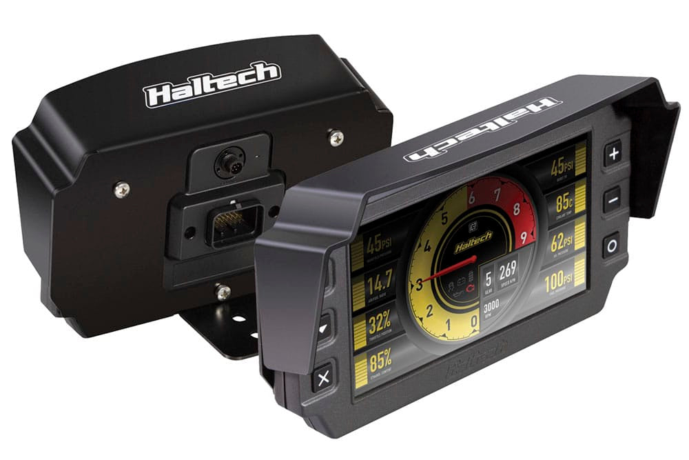Haltech Engine Management iC-7 Mounting Bracket with Integrated Visor Haltech iC-7 Mounting Bracket with Integrated Visor (HT-060071) SR