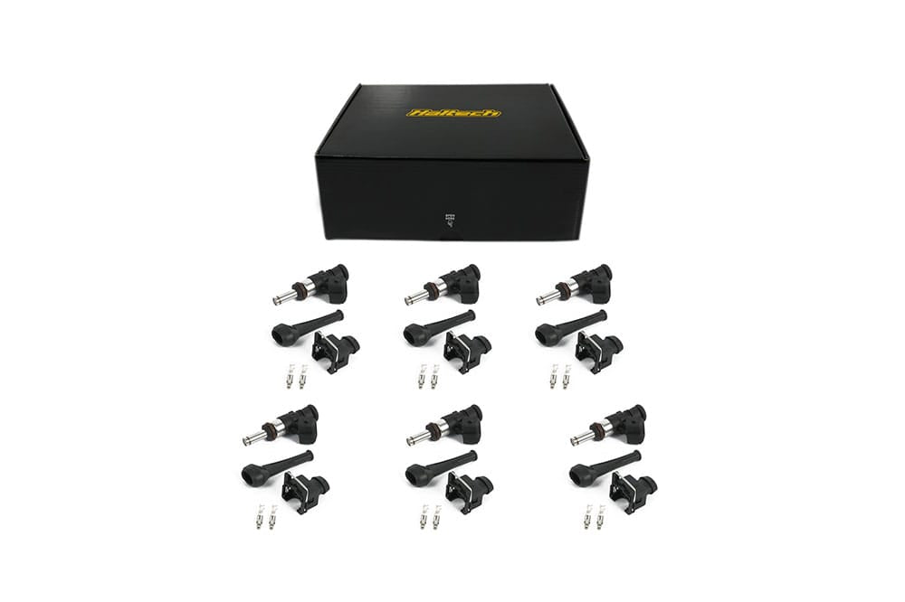 Haltech Fuel Injectors & Clips Haltech Bosch 980cc injectors - Flowmatched set of 6 (0280158040) (HT-080103) SR