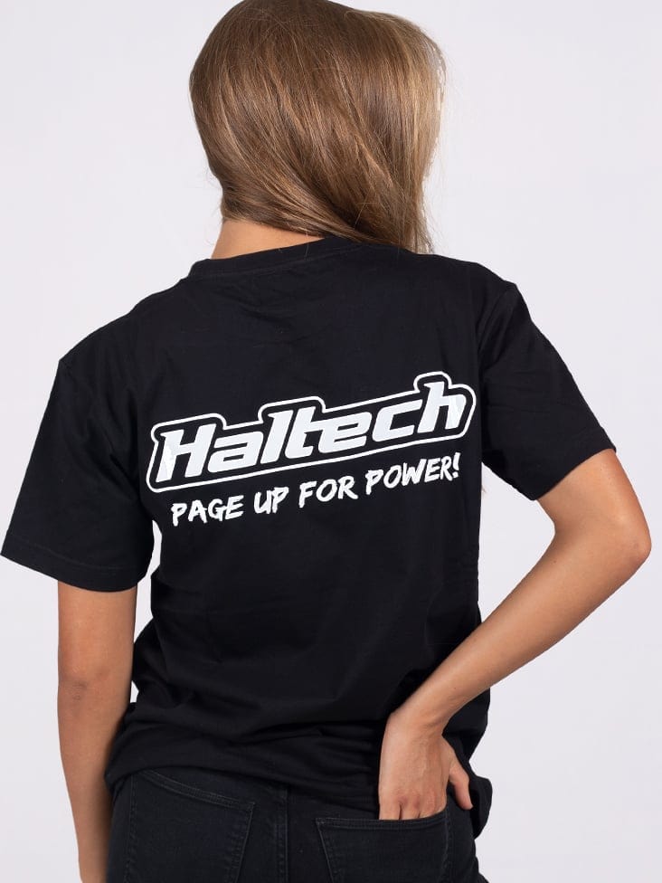HALTECH Haltech "Classic" T-Shirt Black Size: Large Haltech "Classic" T-Shirt Black Size: Large SR