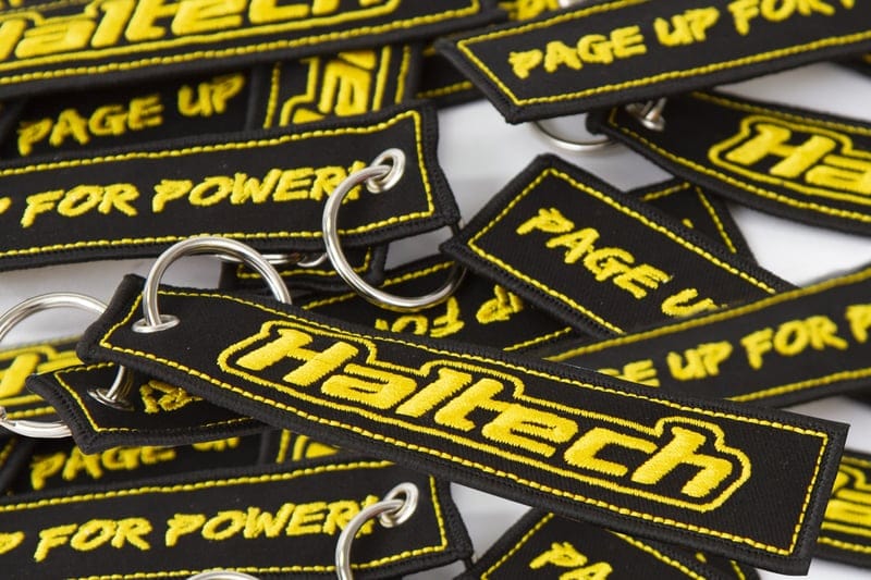 HALTECH Haltech Fabric Keytag Black Haltech Fabric Keytag Black SR