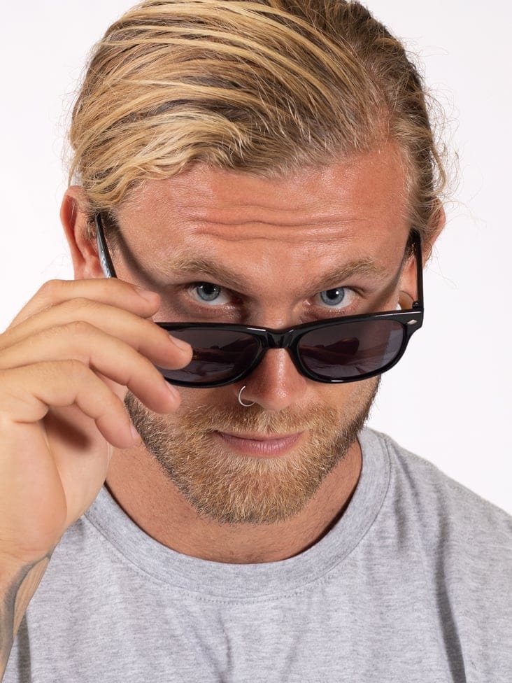 HALTECH Haltech Sunglasses Black and White Haltech Sunglasses Black and White SR