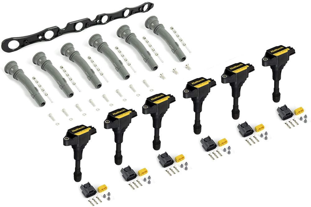 Haltech Ignition Coils & Mounts Haltech R35 Coil Bracket Kit for Ford Barra 4.0 Includes Bracket , Coils and connectors (HT-120204) SR