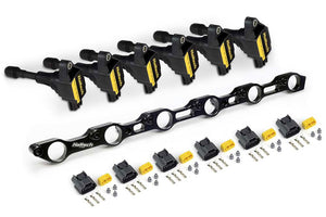 Haltech R35 Coil Bracket Kit for Toyota JZ Includes Bracket , Coils and connectors (HT-120200)