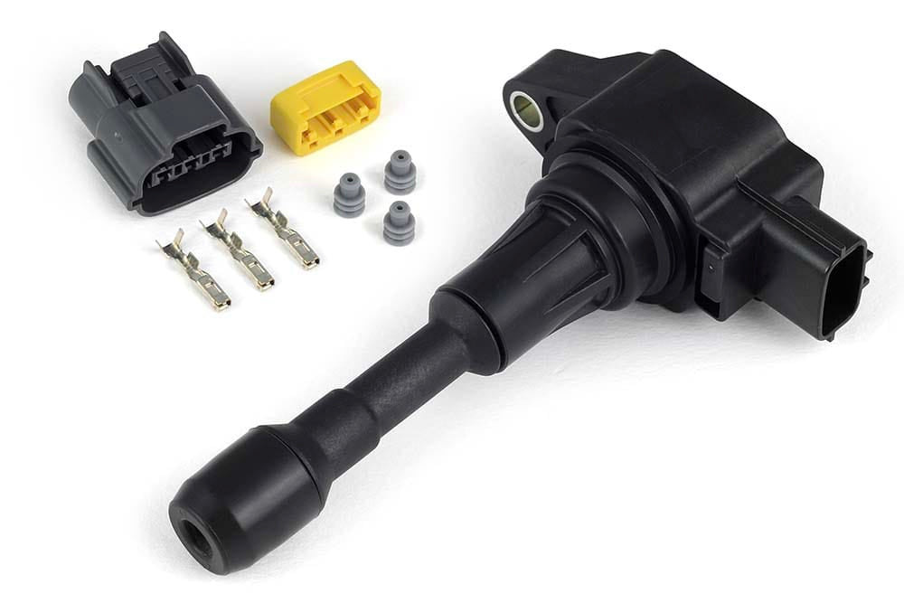Haltech Ignition Coils & Mounts Hitachi "R35" Ignition Coil Length: 140mm ( Overall ) Haltech Hitachi "R35" Ignition Coil (HT-020106) SR