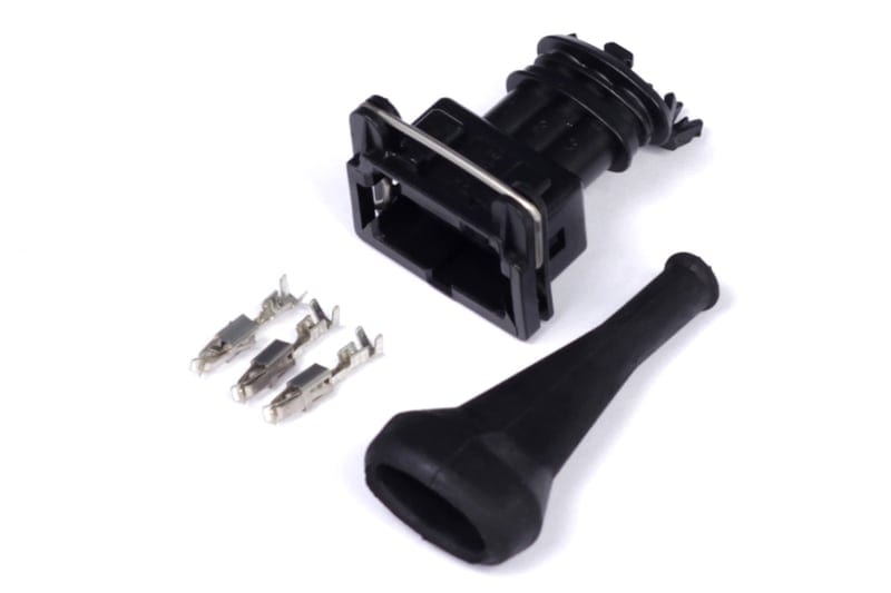 HALTECH Plug and Pins Only - Bosch 3 Pin Junior Timer Female Connector HALTECH Plug and Pins Only - Bosch 3 Pin Junior Timer Female Connector SR