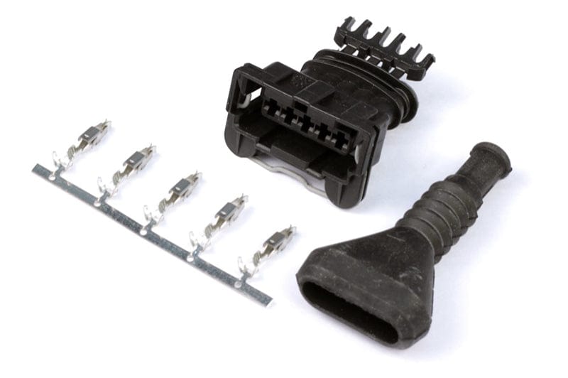 HALTECH Plug and Pins Only - Bosch 5 Pin Junior Timer Female Connector HALTECH Plug and Pins Only - Bosch 5 Pin Junior Timer Female Connector SR