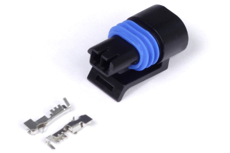 HALTECH Plug and Pins Only - Delphi 2 Pin GM style Coolant Temp Connector (Black) HALTECH Plug and Pins Only - Delphi 2 Pin GM style Coolant Temp Connector (Black) SR