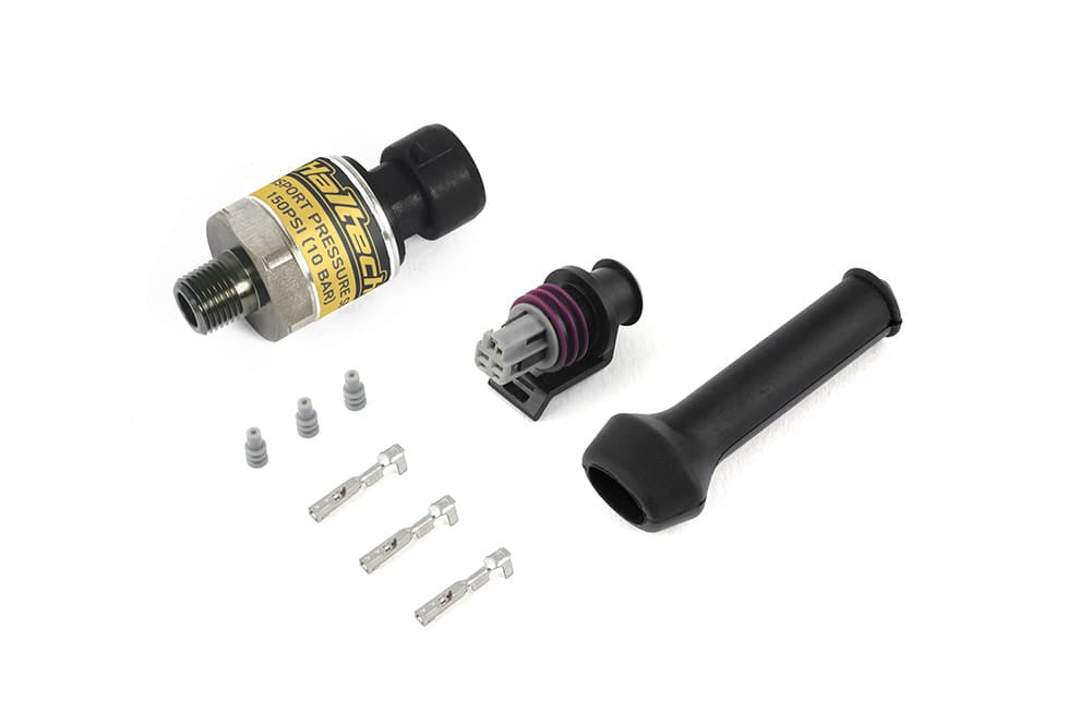 Haltech Pressure Sensors 150 PSI Motorsport Fuel/Oil/Wastegate Pressure Sensor (Stainless Steel Diaphragm) Thread: 1/8 NPT Haltech 150 PSI Motorsport Fuel/Oil/Wastegate Pressure Sensor (Stainless Steel Diaphragm) (HT-010910) SR