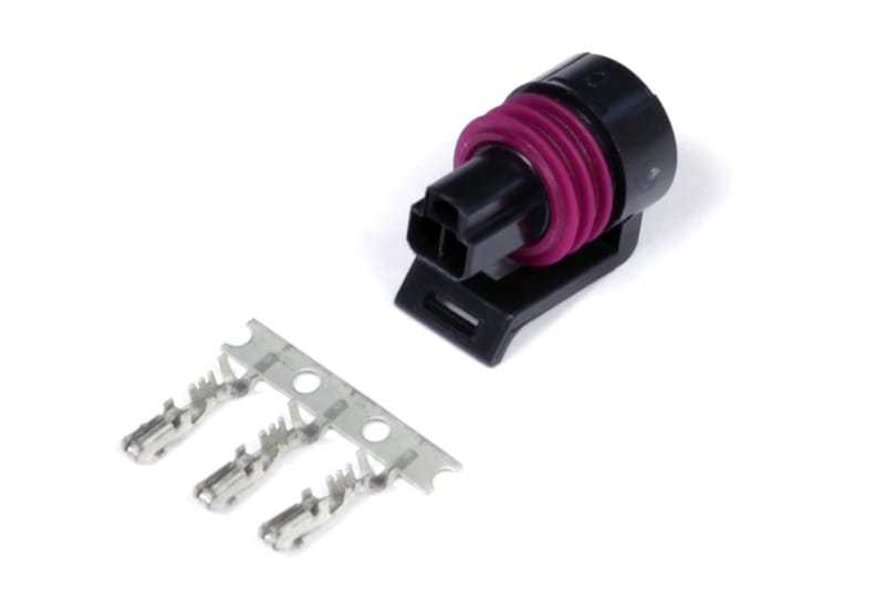 Haltech Pressure Sensors Plug and Pins Only - Delphi 3 Pin Pressure Sensor Connector Haltech Plug and Pins Only - Delphi 3 Pin Pressure Sensor Connector (HT-030412) SR