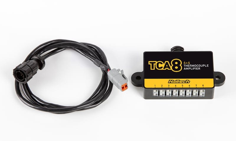 HALTECH TCA-8 (4+4) Eight Channel Thermocouple Amplifier Programmed as TCA-4A and TCA-4B HALTECH TCA-8 (4+4) Eight Channel Thermocouple Amplifier Programmed as TCA-4A and TCA-4B SR