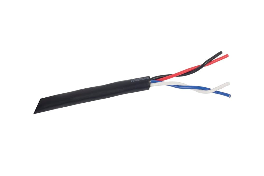 Haltech Wiring Harnesses / Looms Cable - Multicore - 4 x 20AWG (Red/Black/White/Blue) - 10M (32') Length: 10M / 32ft Haltech Cable - Multicore - 4 x 20AWG (Red/Black/White/Blue) - 10M (32') (HT-039204) SR